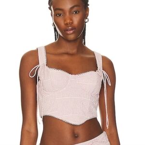 Ali Bustier Top in Pink